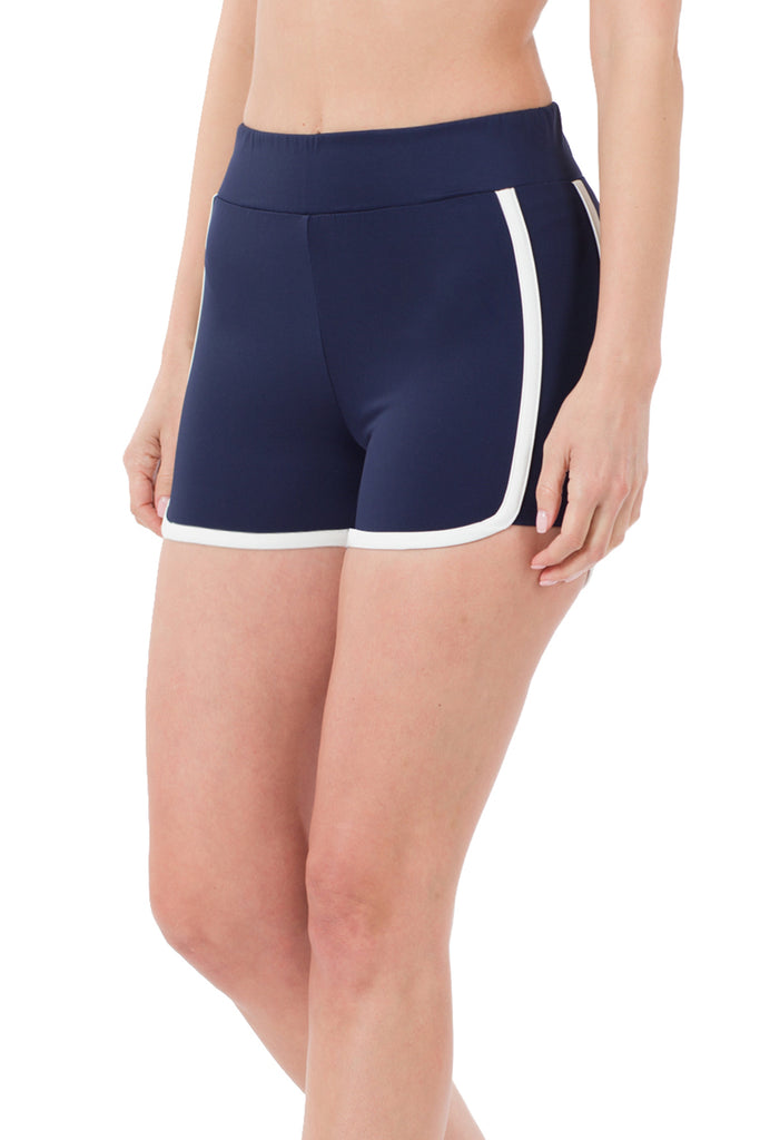 Women's Casual High Waist Solid Running Shorts Pants - FashionJOA